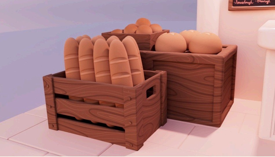 3D bakery prop detail