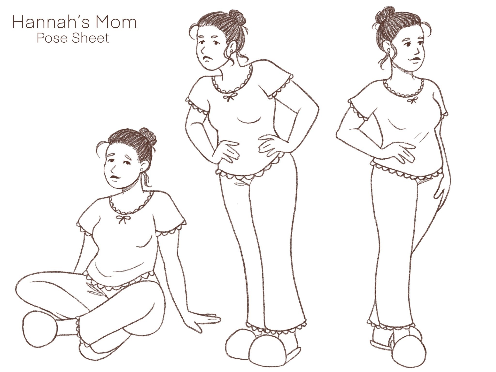 Hannah's Mom pose sheet